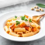 vegan creamy butternut squash pasta - featured image