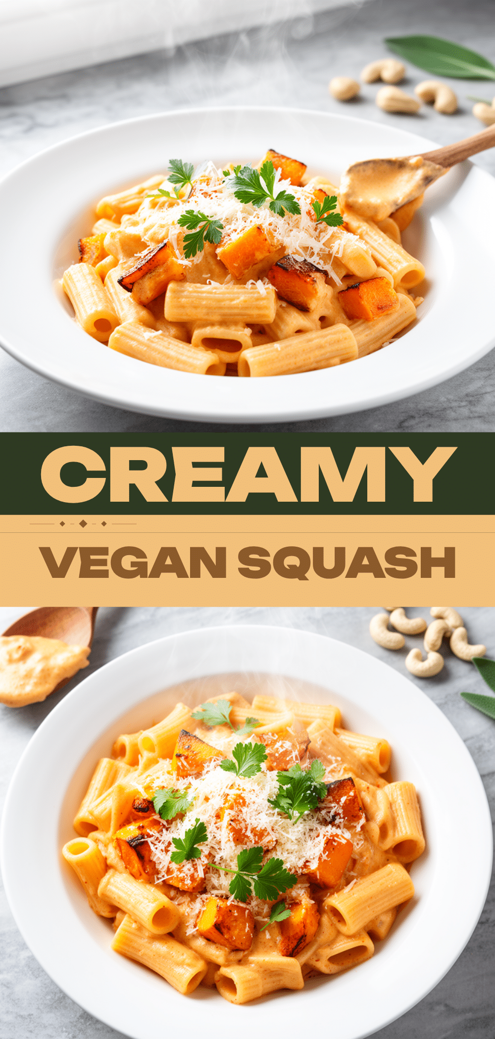 Vegan Creamy Butternut Squash Pasta: 3-Ingredient Easy Weeknight Dinner 5 vegan creamy butternut squash pasta recipe