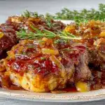 apple cider braised pork chops - featured image