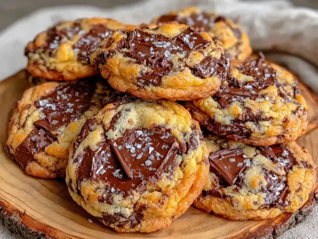 brown butter chocolate chip cookies - featured image