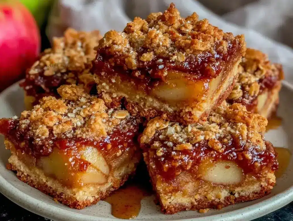 Home 1 chai spiced pear crumble bars - featured image