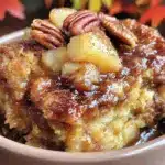 cinnamon apple butter baked oatmeal - featured image