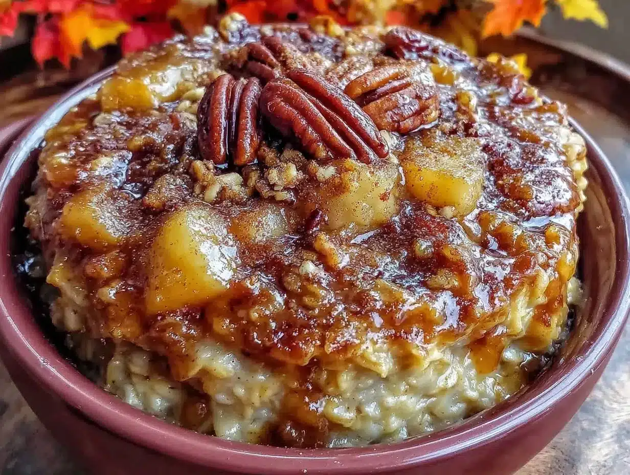 Cozy Fall Cinnamon Apple Butter Baked Oatmeal: Easy Self-Care Meal 4 cinnamon apple butter baked oatmeal preparation steps