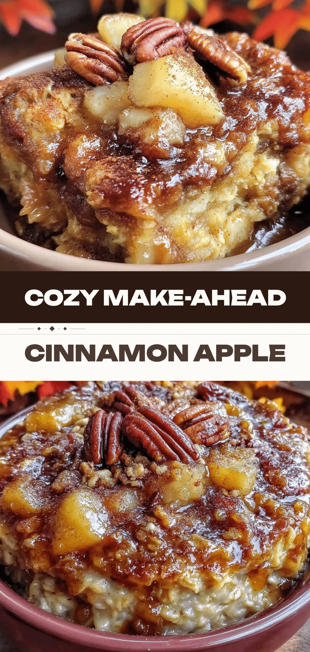 Cozy Fall Cinnamon Apple Butter Baked Oatmeal: Easy Self-Care Meal 5 cinnamon apple butter baked oatmeal recipe