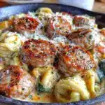 creamy sausage and tortellini - featured image