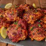 extra-crispy air fryer chicken thighs - featured image