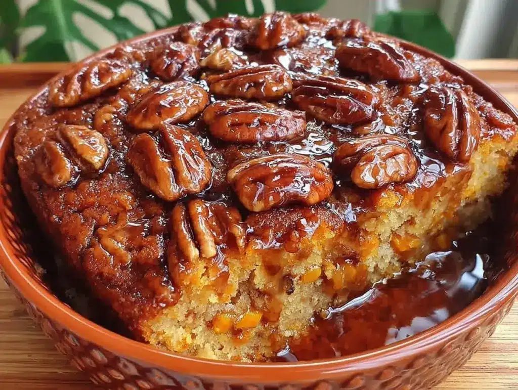 fall sweet potato cornbread casserole - featured image