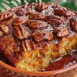 fall sweet potato cornbread casserole - featured image