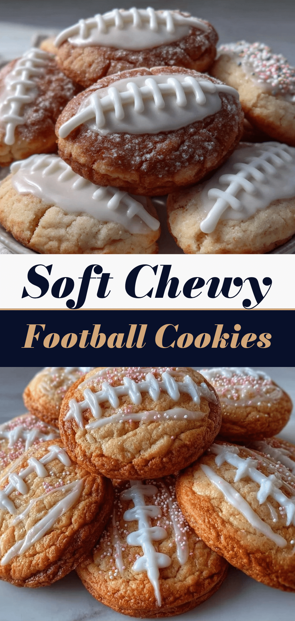 Football Sugar Cookies: 2-Portion Game Day Treat 5 football sugar cookies recipe