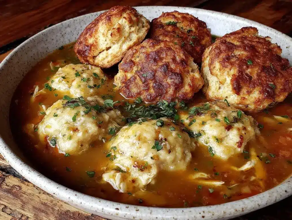 homestyle chicken and dumplings - featured image