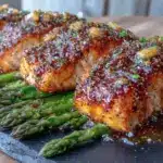 honey garlic salmon - featured image