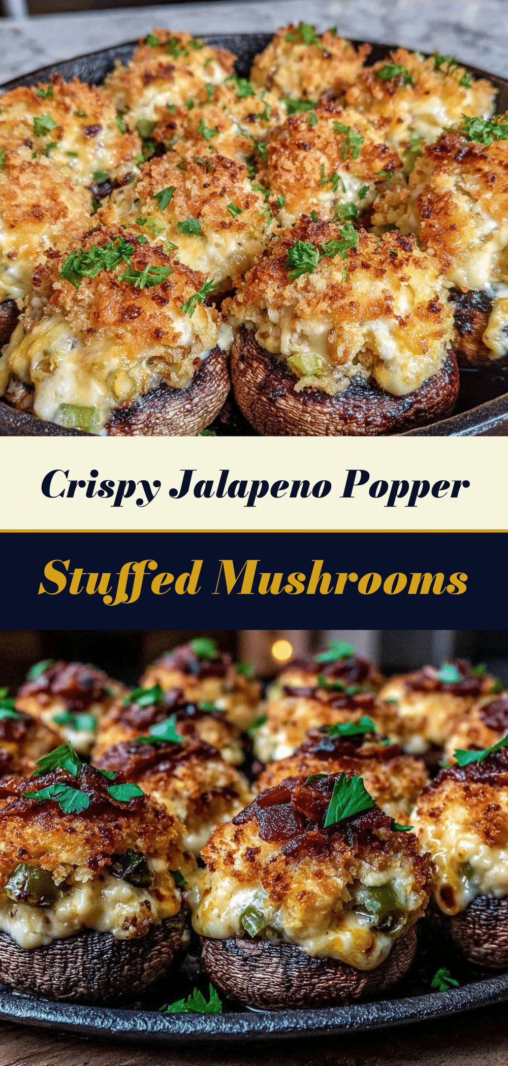 Jalapeno Popper Stuffed Mushrooms: Cheap Party Appetizer 5 jalapeno popper stuffed mushrooms recipe