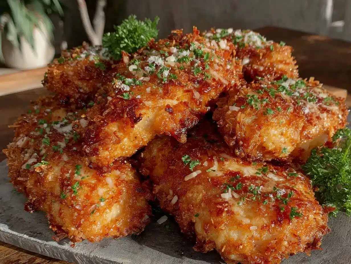 Keto Crispy Parmesan Crusted Chicken Tenders: Perfect Dinner Party Star 4 Keto Crispy Parmesan Crusted Chicken Tenders preparation steps