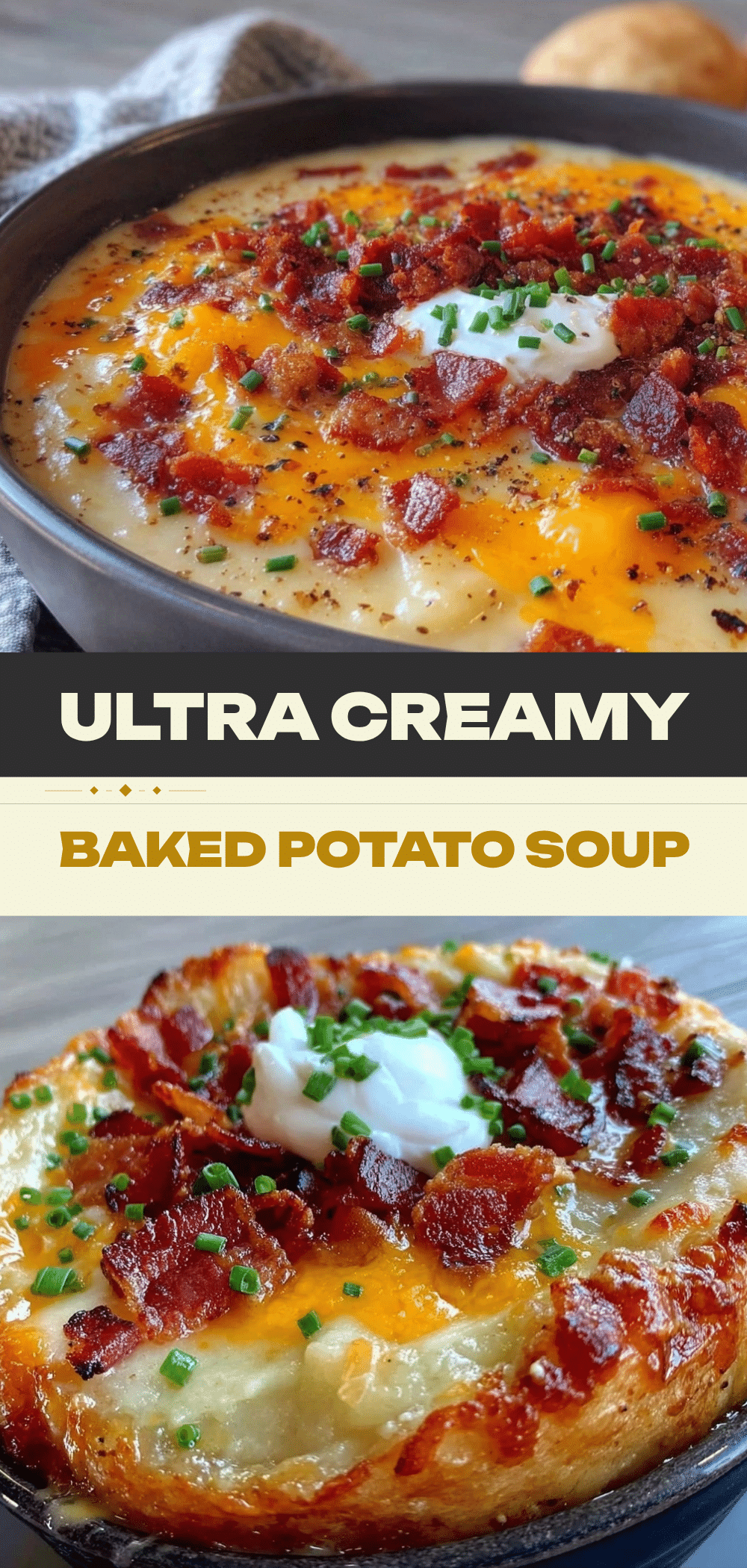 Ultra-Creamy Loaded Baked Potato Soup: 5 Easy Swaps 5 loaded baked potato soup recipe