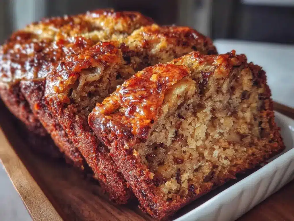 one-bowl banana bread - featured image