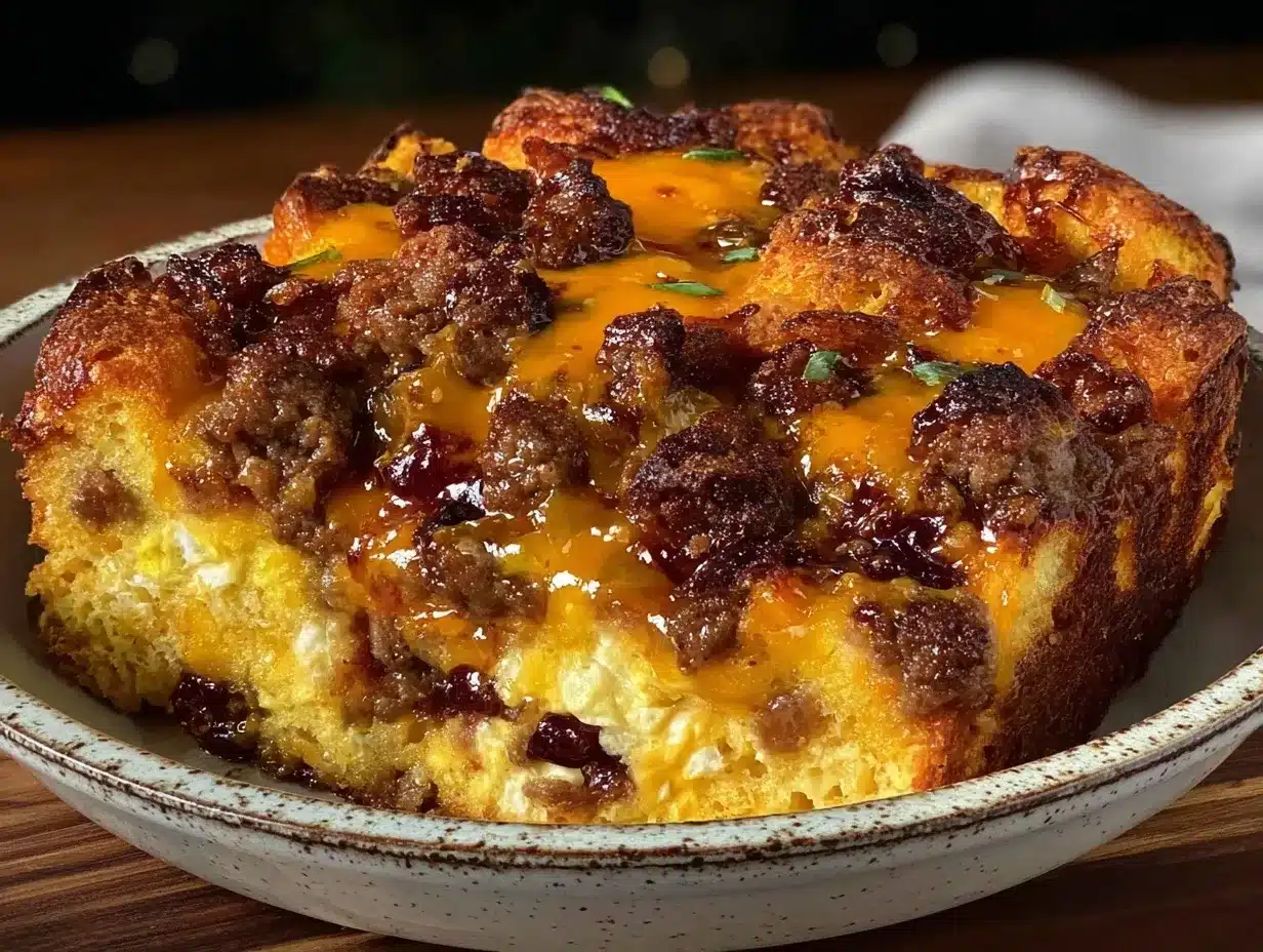 Never-Soggy Sausage Egg Casserole for One: No Leftovers 4 Sausage Egg Casserole for One preparation steps