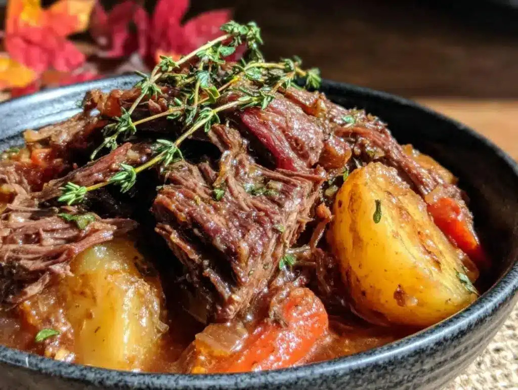slow cooker beef and root vegetable stew - featured image
