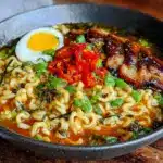 spicy miso ramen meal prep - featured image
