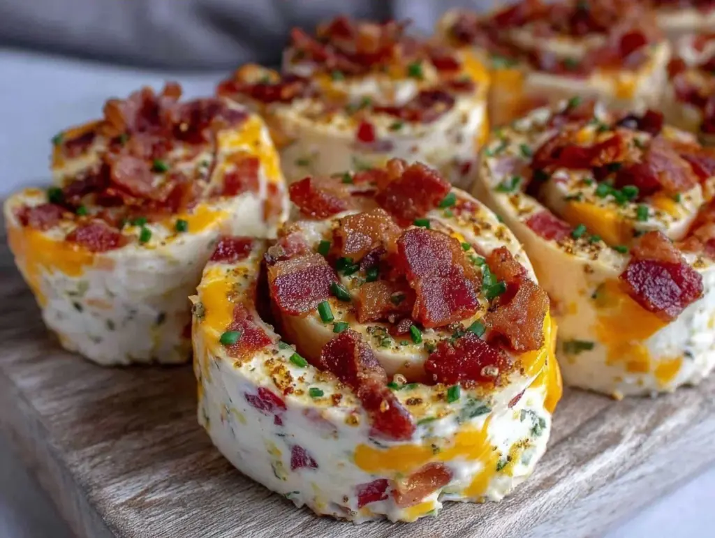 Tailgate Cheesy Bacon Ranch Pinwheels - featured image