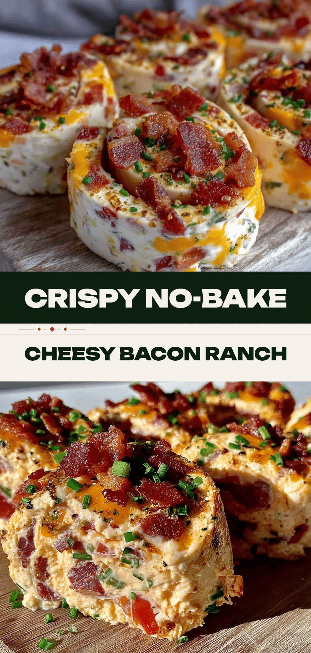 Tailgate Cheesy Bacon Ranch Pinwheels: 15 Min Party Snack 5 Tailgate Cheesy Bacon Ranch Pinwheels recipe