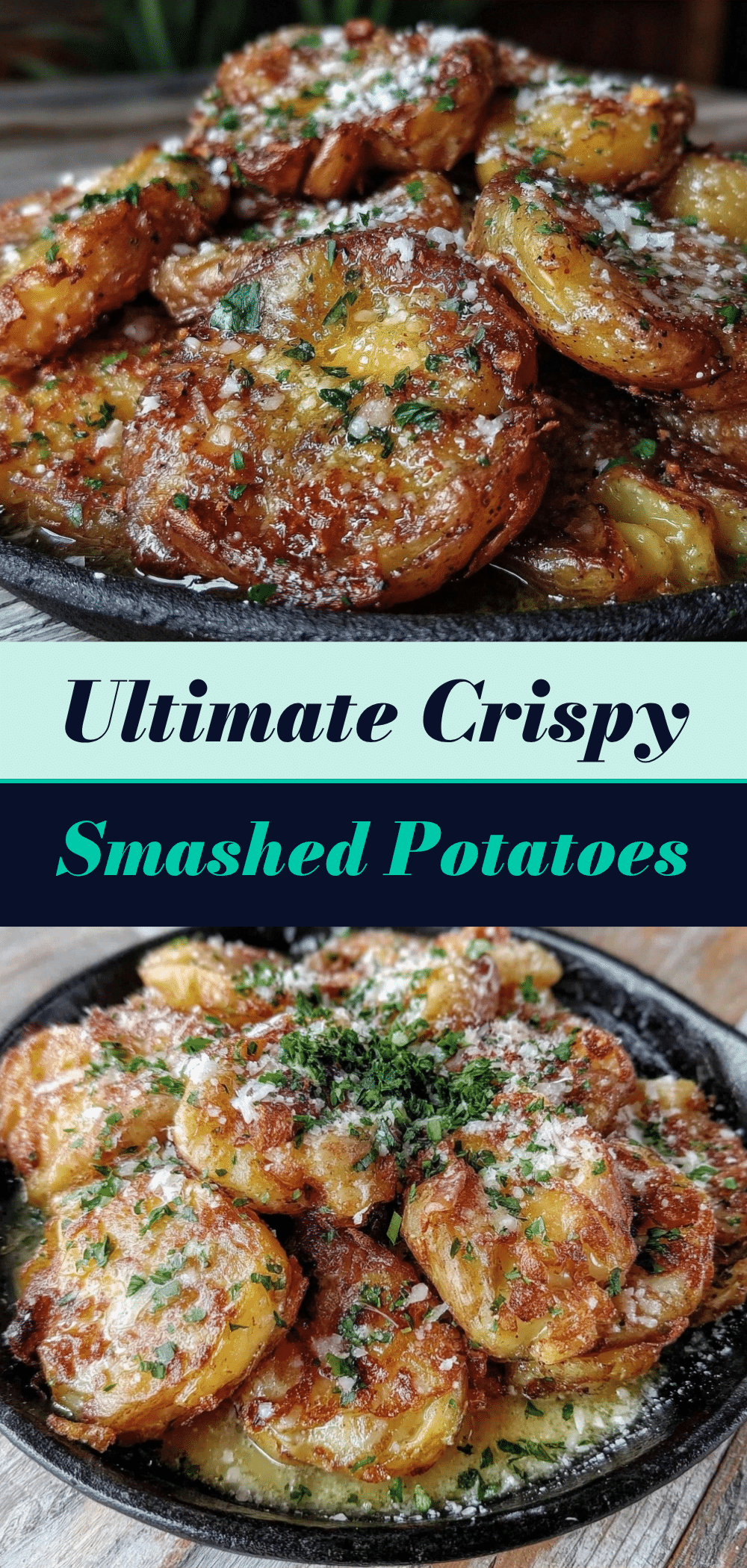 Ultra-Crispy Smashed Potatoes with Garlic Parmesan Butter 5 Ultra-Crispy Smashed Potatoes with Garlic Parmesan Butter recipe